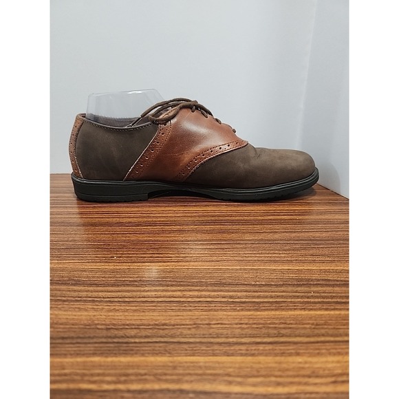 GH Bass & Co Saddle‎ Oxford Men 9.5M Brown Leather Shoes 5762 main image 6